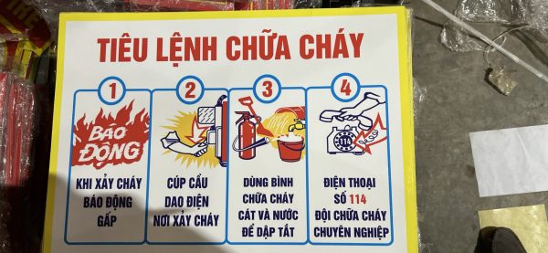 Tiêu lệnh phòng cháy chữa cháy