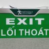 Đèn Exit kính trong Lilang 2 mặt không chỉ hướng XF-BLZD-2LREI 3WB