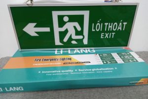 Đèn exit Lilang 1 mặt có chỉ hướng 1 bên XF-BLZD-2LREI 3WA