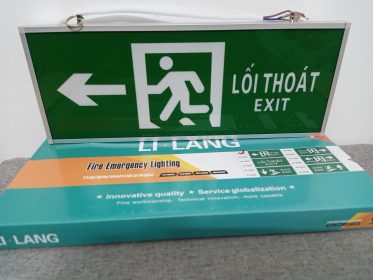 Đèn exit Lilang 1 mặt có chỉ hướng 1 bên XF-BLZD-2LREI 3WA