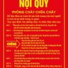 Nội quy Phòng cháy chữa cháy