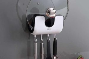 Giá Cài Nắp Vung Nồi,Cài Thớt, Giá Treo Đồ Đa Năng ECOCO E1813