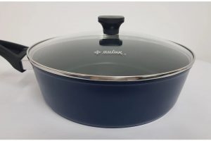 Chảo Sâu Lòng Chống Dính Aulux Đáy Từ Chống Dính Xylan VICS 28 cm