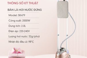 BÀN LÀ HƠI NƯỚC SEKA SK479